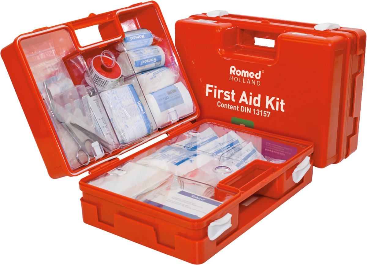 Romed Standaard Verbanddoos DIN 13157 – ABS Box Romed