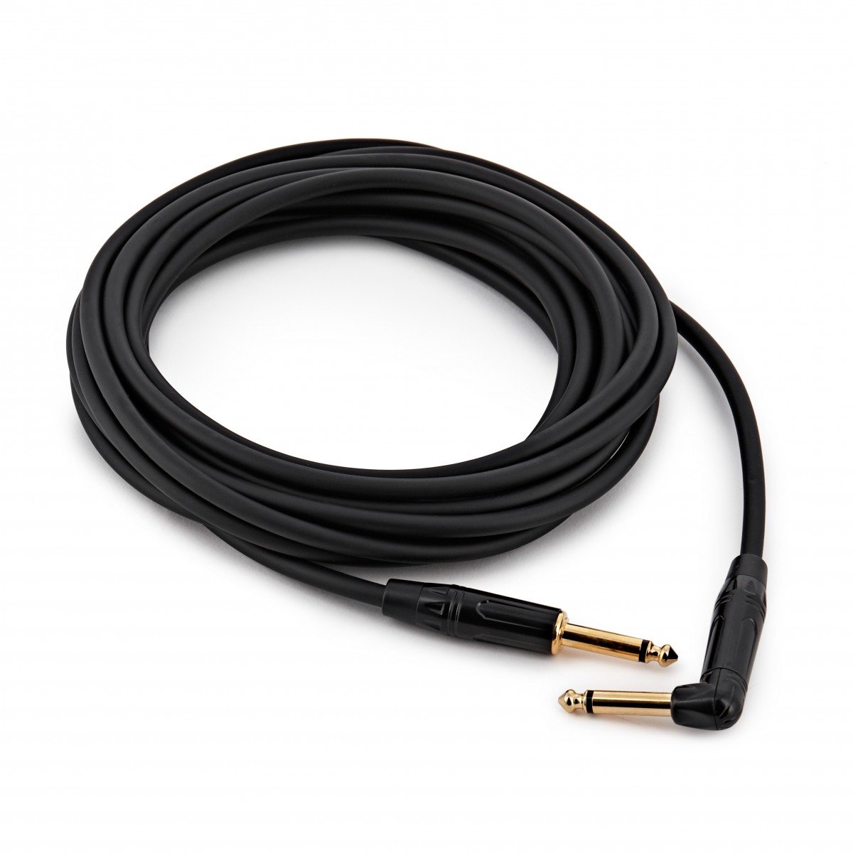 6,35 mm TS Jack - 6,35 mm TS Jack haakse Pro-kabel, 9 m