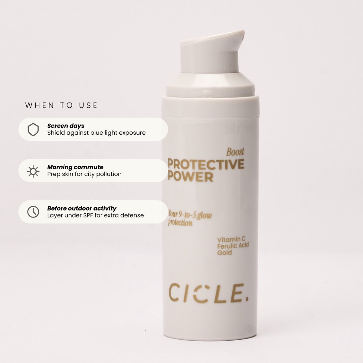 Cicle Skin Protective Power - Gezichtsserum - Antioxidant - 30 ml