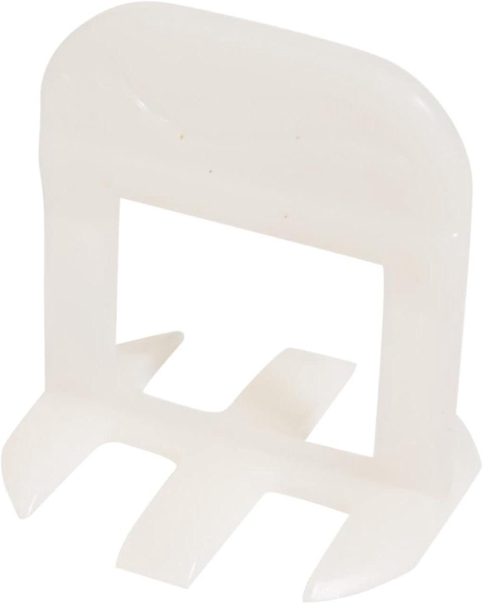 Tegel Leveling Clips - Tegel afstandhouders - Vlakke Vloeren Plaatsen - 1 mm Voegbreedte - 100 stuks - null