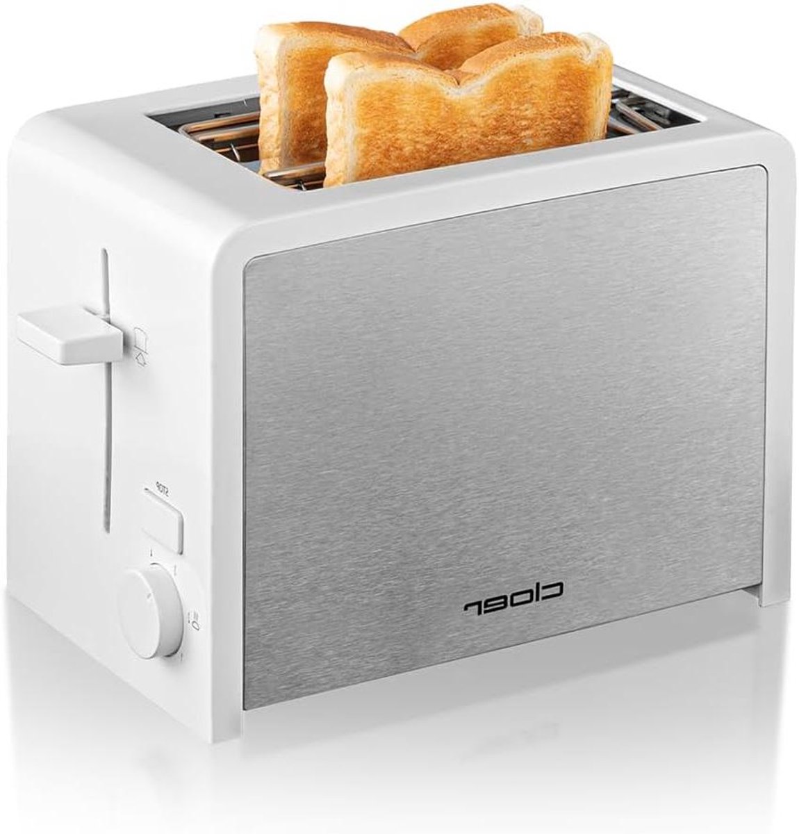 Broodrooster Toastapparaat Ontbijt Bereiden Broodjesopzetstuk 2 sneden Wit