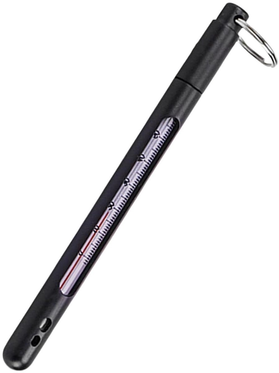Water Temperatuurmeter - Aquarium Thermometer - Viswater Meten - Snelle Aanpassing - 15 Centimeter - Zwart