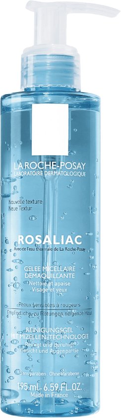 La Roche-Posay Rosaliac Micellaire Reinigingsgel 195ml- Kalmeert en zuivert