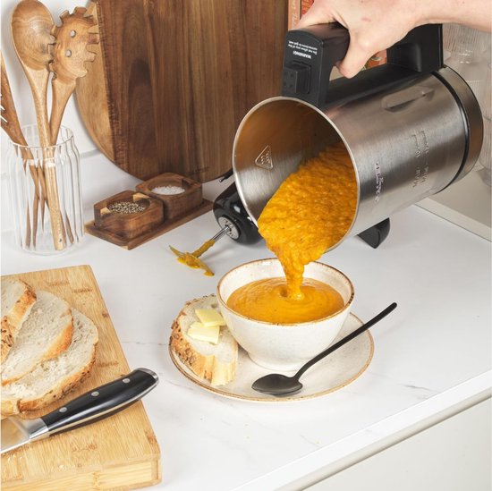 AHD® Soepmaker - Soepmakers - Soupmaker - Zilver - ‎24cm x 17cm x 29cm van Ahd — afbeelding 3
