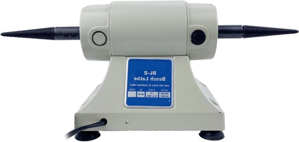 Tafelmodel polijstmachine - Slijpmachine - Sieraden polijsten - Instelbare snelheid - 15 cm breed - One Color
