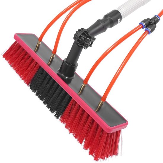Telescoopstang - Reinigingssteel - Ramen wassen - Met watertoevoer - 8 meter - Roze — afbeelding 5