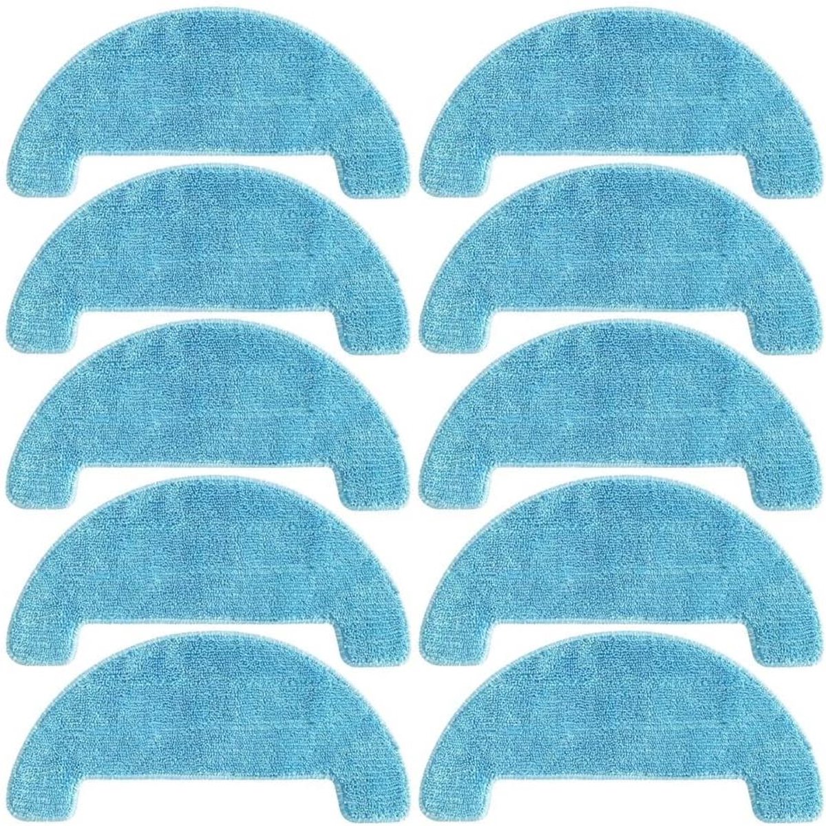 Microvezel Dweildoeken - Robotstofzuiger Pads - Vloeren Reinigen - Zeer Absorberend - 10 stuks - Grijs