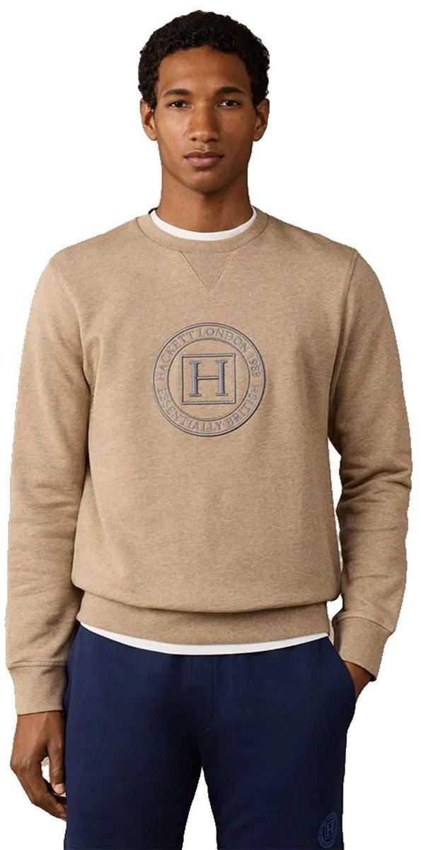 Hackett Hm5800112 Sweatshirt Bruin S Man