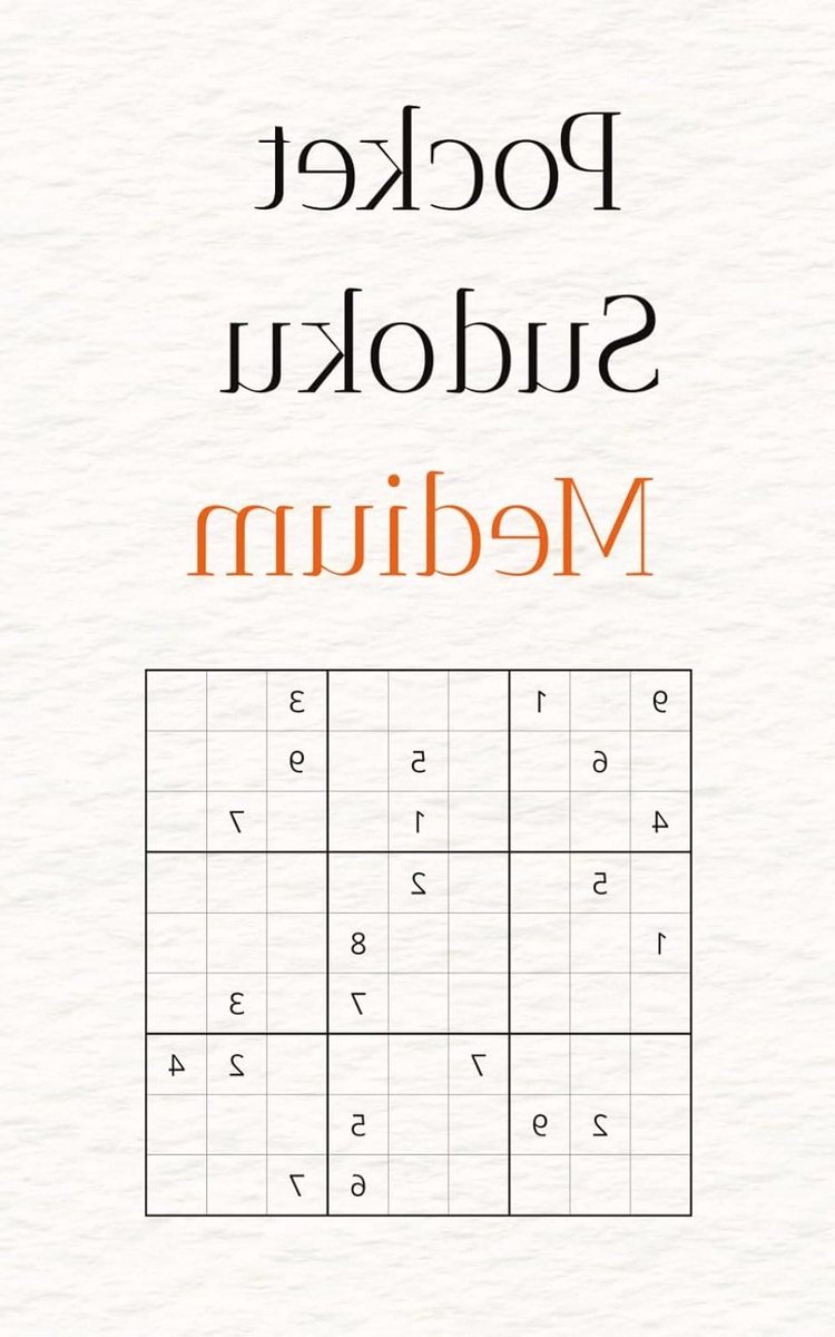 Pocket Sudoku - Puzzelboek - Logica Trainen - Medium Niveau - 5 x 8 Inch - Niet gespecificeerd