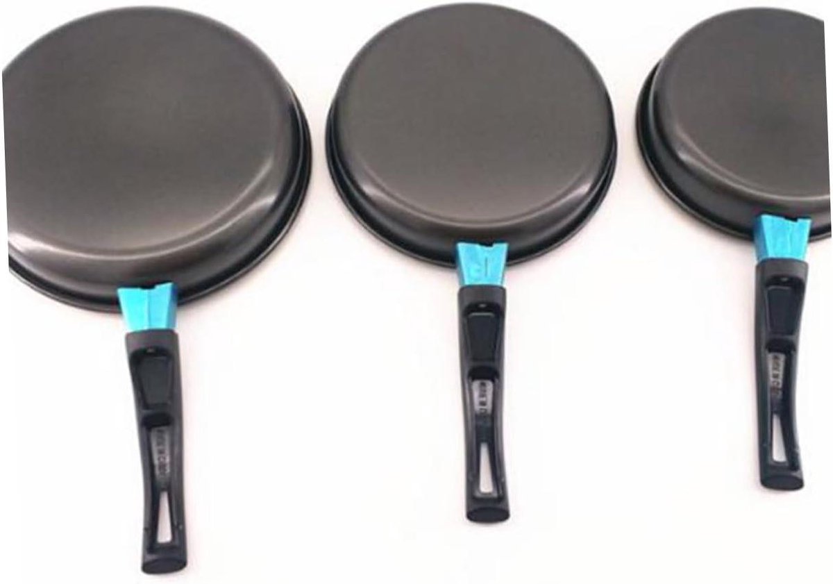 Koekenpan - Grillpan Koekenpan - Ontbijt Bereiden - Anti-aanbaklaag - 27.5x16cm - Zwart