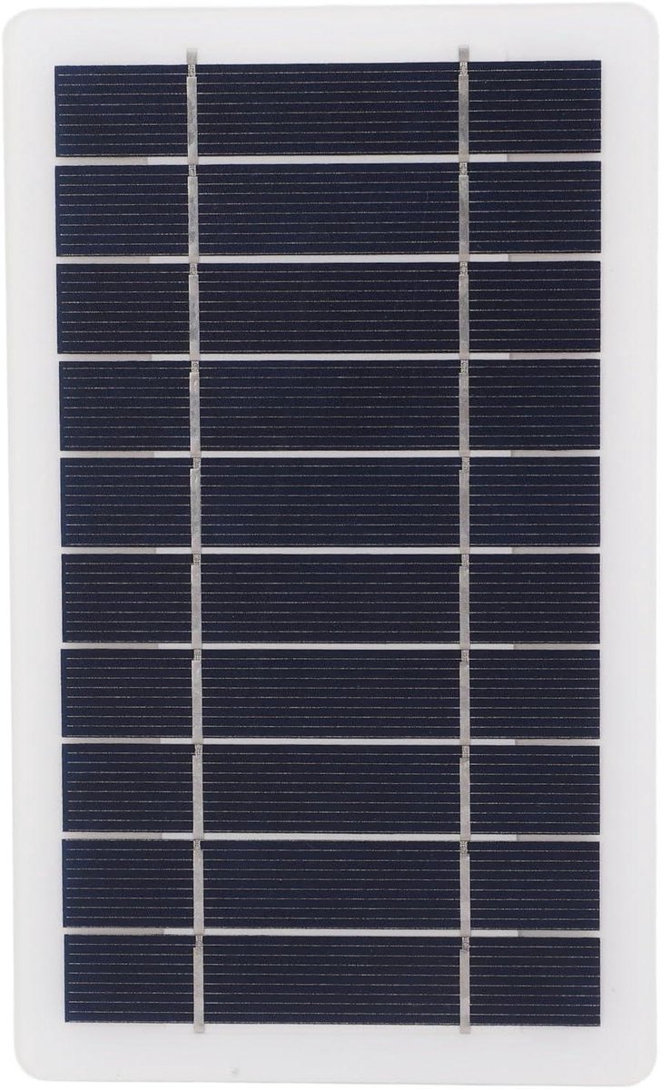 Zonnepaneel - Draagbare Charger - Energie Opladen - Hoge Efficiëntie - 5W Vermogen - Zwart