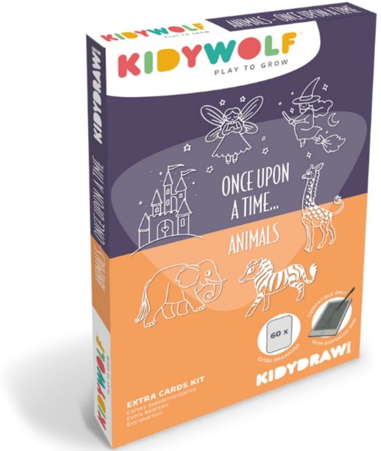 Kidywolf Refill Once Upon a Time & Animals voor Kidydraw Mini