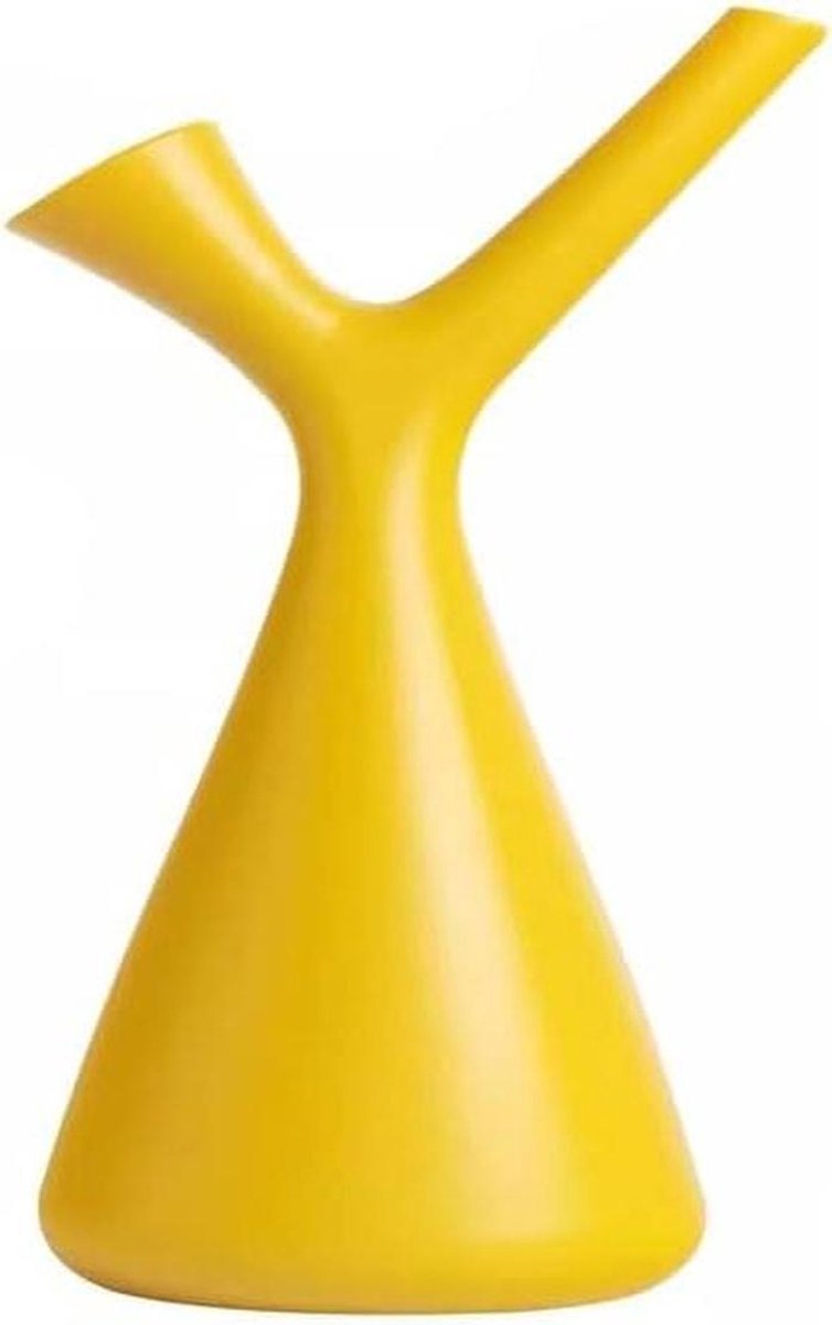 Gieter Kunststof - Waterfles Kamerplant - Planten Water Geven - Lange Steeltuit - 20cm x 16cm x 29.5cm - Zwart