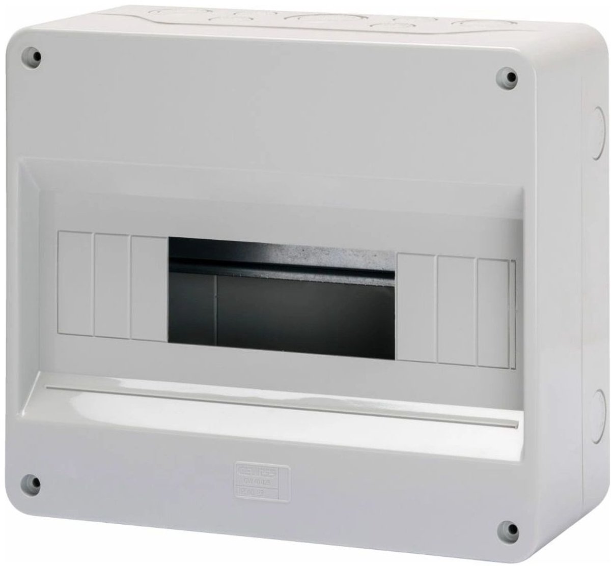 Gewiss VERDELER VOORBEREID VOOR KLEMSTRIP - MET DEUR - WANDEN MET UITBREEKBARE OPENINGEN - 12+1 TE - IP40, GW40028