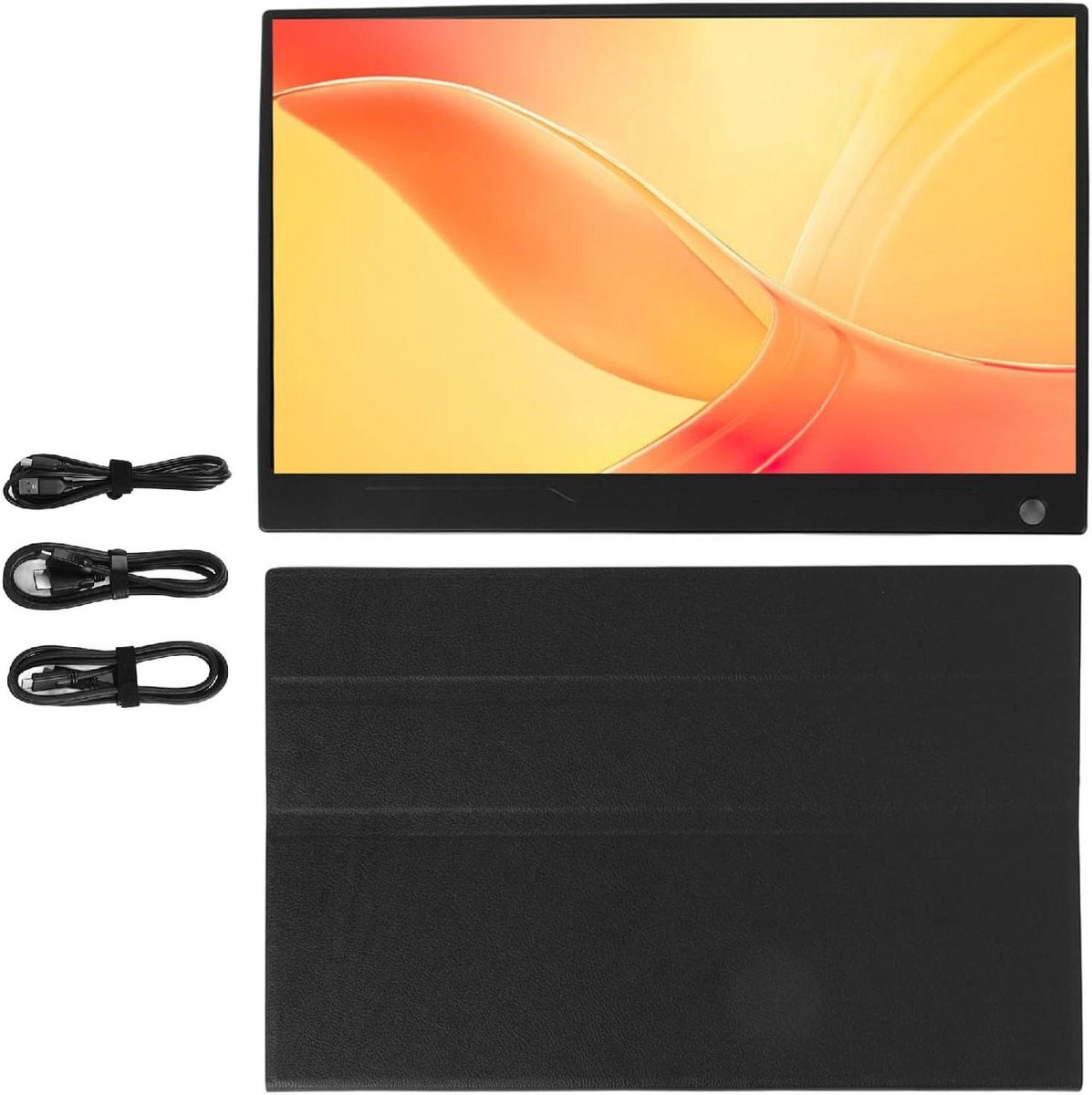 Laptopscherm Extender - Extern Display Draagbare Monitor - Productiviteit Verhogen - Dubbele USB-C Poorten - 14 inch - Zwart