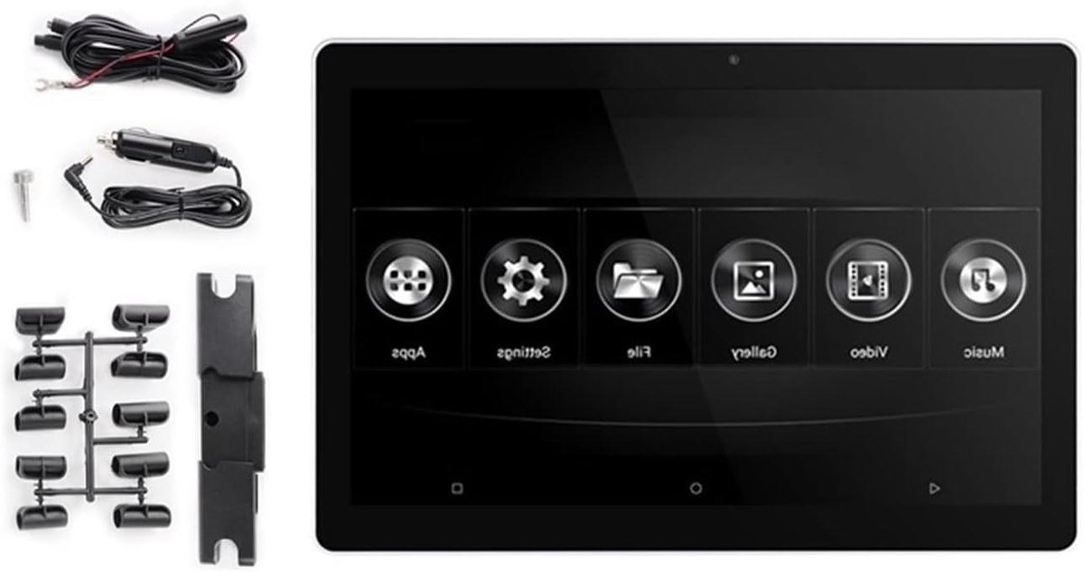 Hoofdsteun Monitor - Autoscherm Video - Reizen Vermaak - HD Touchscreen - 10.1 Inch - Zwart