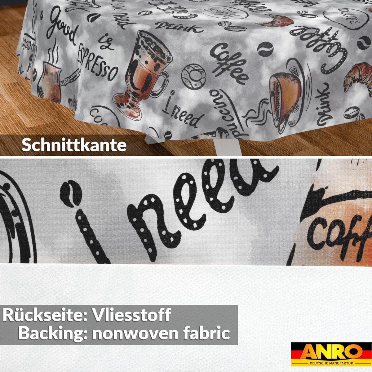 Wasbare Tafelkleed met Lotus Effect voor Binnen en Buiten, Eenvoudig Onderhoud