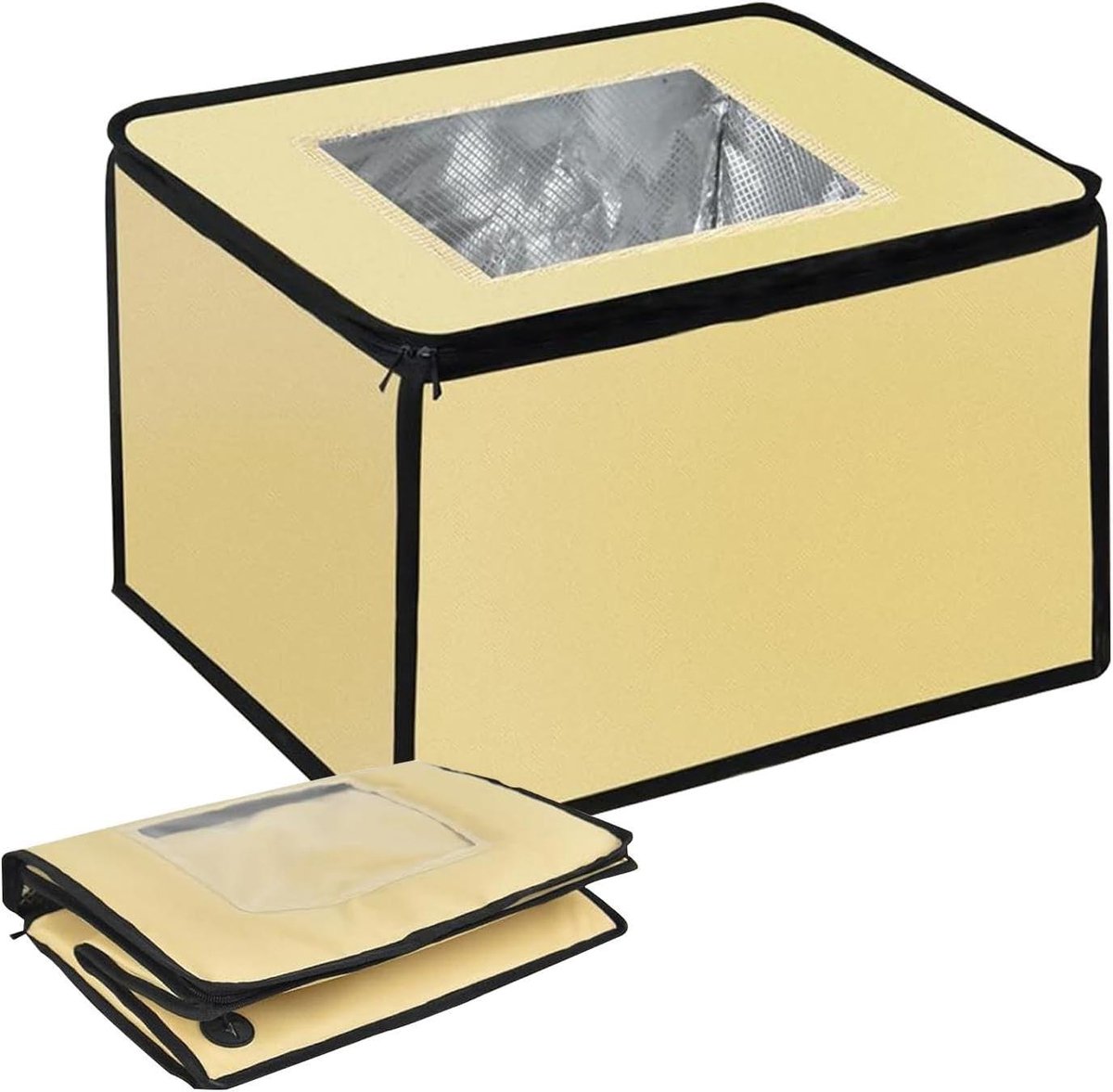 Broodmachine - Gisting apparaat - Deeg laten rijzen - Nauwkeurige temperatuurregeling - 10x30x10 cm - Zwart