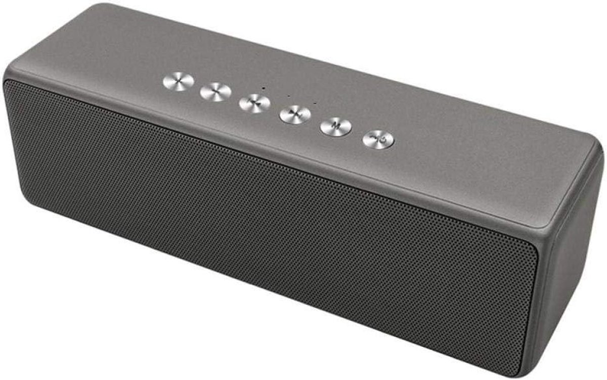 Draagbare Speaker - Draadloze Luidspreker - Muziek Luisteren - Krachtig Stereogeluid - 20.8 cm Lengte - Zwart