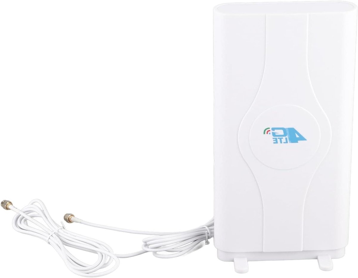 Buitenantenne - Hoge Versterking - Signaal Verbeteren - Breedband Spectrum - 2 Meter Kabel - Wit