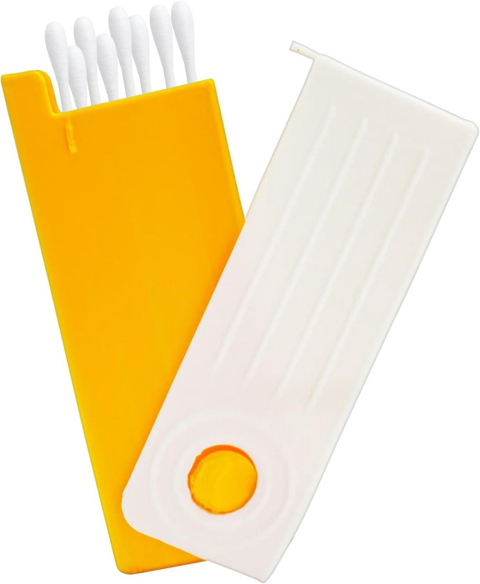 Reis Tandenstoker Houder,Compact Tandenstoker Doosje - Stofdichte Flosser Dispenser, Herbruikbaar Organizer voor Iedereen