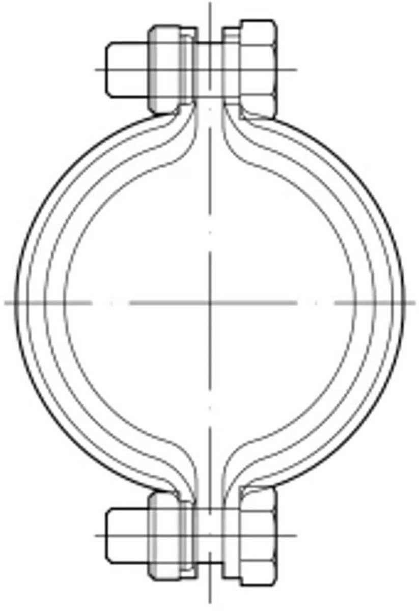 ACO Borgklem GM-X DN40 570033040, 0174.44.97