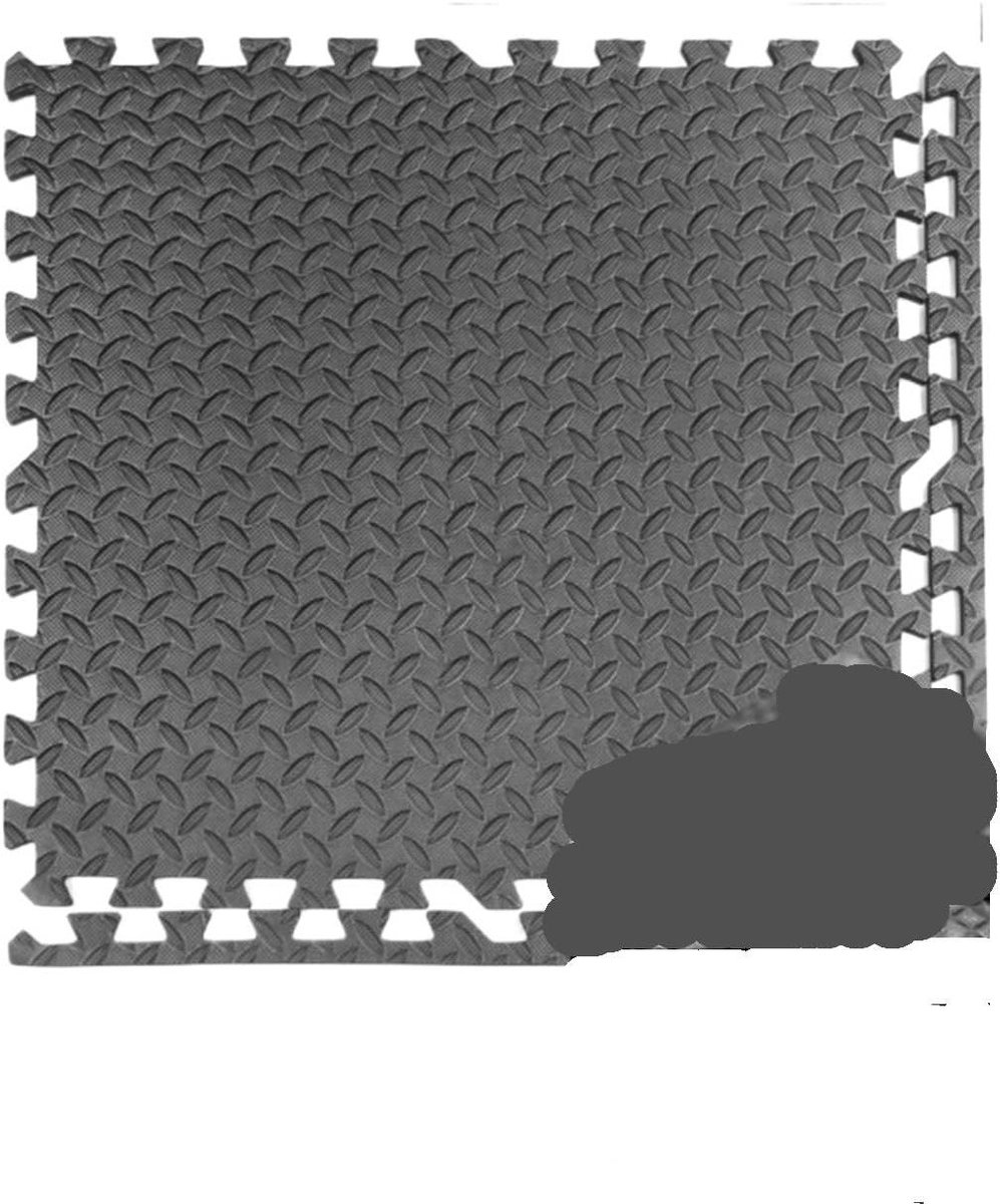 Geluiddempende Tegels - Vloerbescherming - Thuis Sporten - Interlocking Systeem - 60x60cm - Zwart