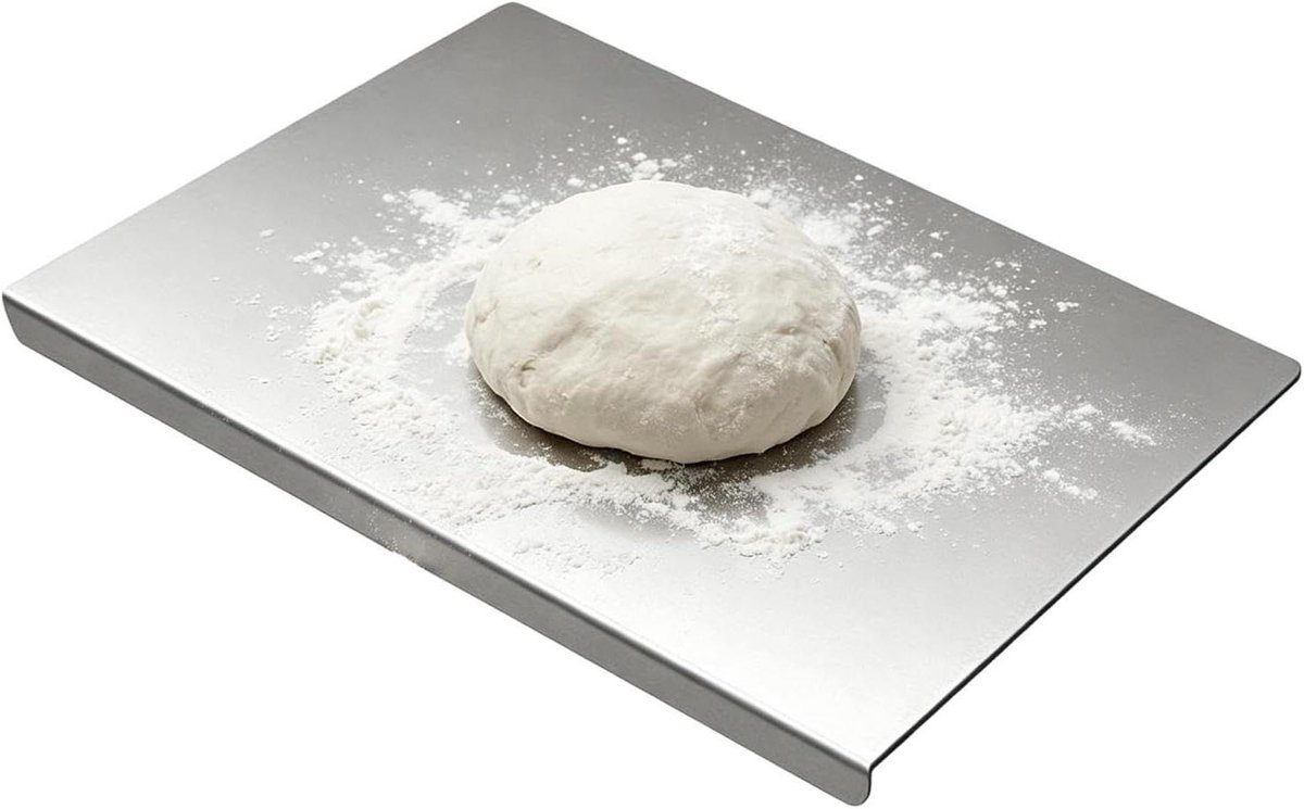 Snijplank - Metalen Plank - Maaltijdvoorbereiding - Vaatwasserbestendig - 30x40cm - Zilver