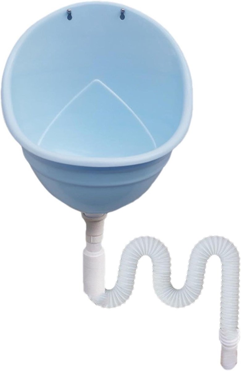 Waterloos Urinoir - Draagbaar Toilet - Kamperen & Outdoor - Efficiënte Afvoer - 150cm Pijp - Blauw