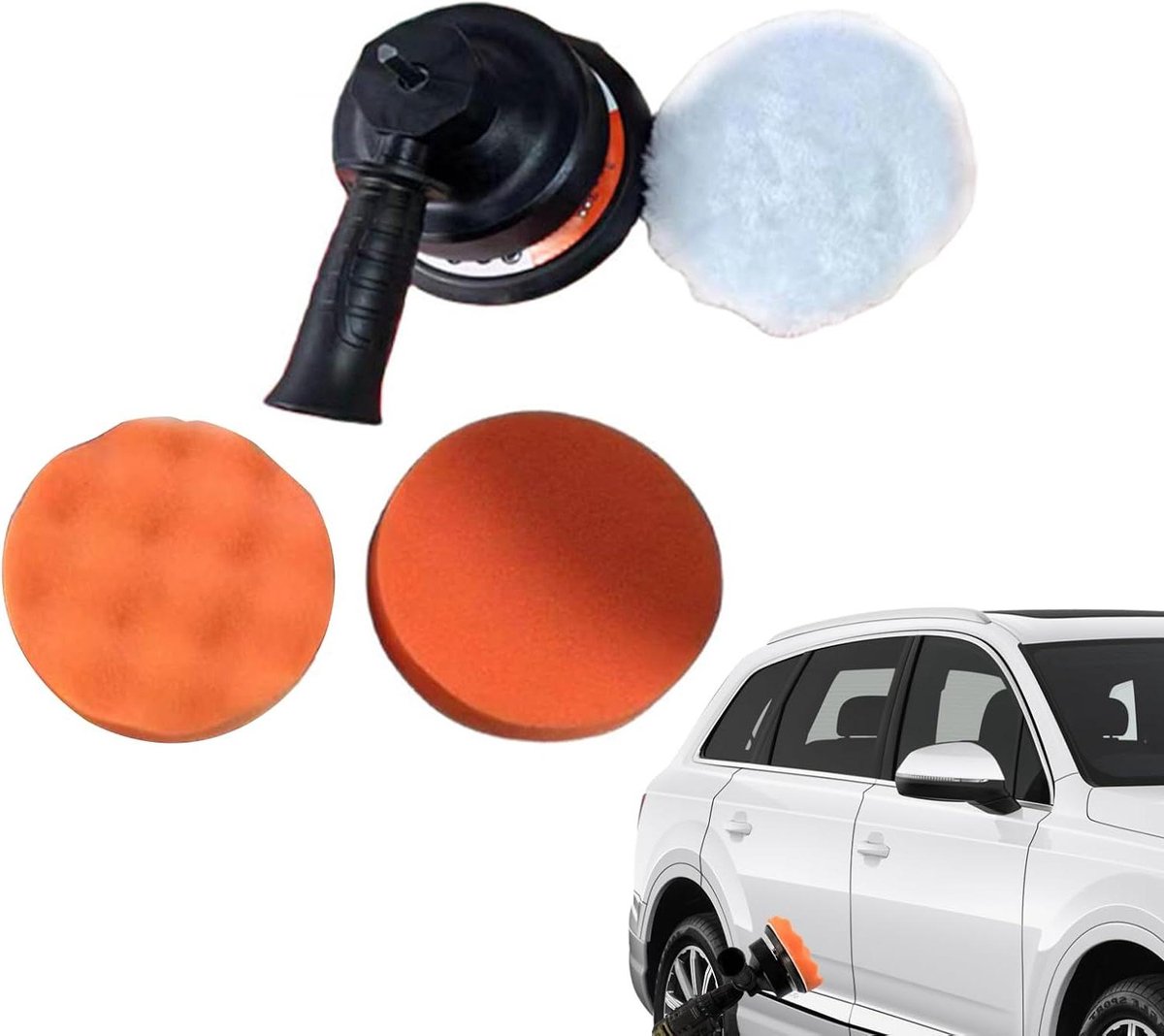Polijstschijven Glas - Polijstaccessoires - Detail Reiniging - Multifunctioneel Opzetstuk - Set van 1 - Niet gespecificeerd