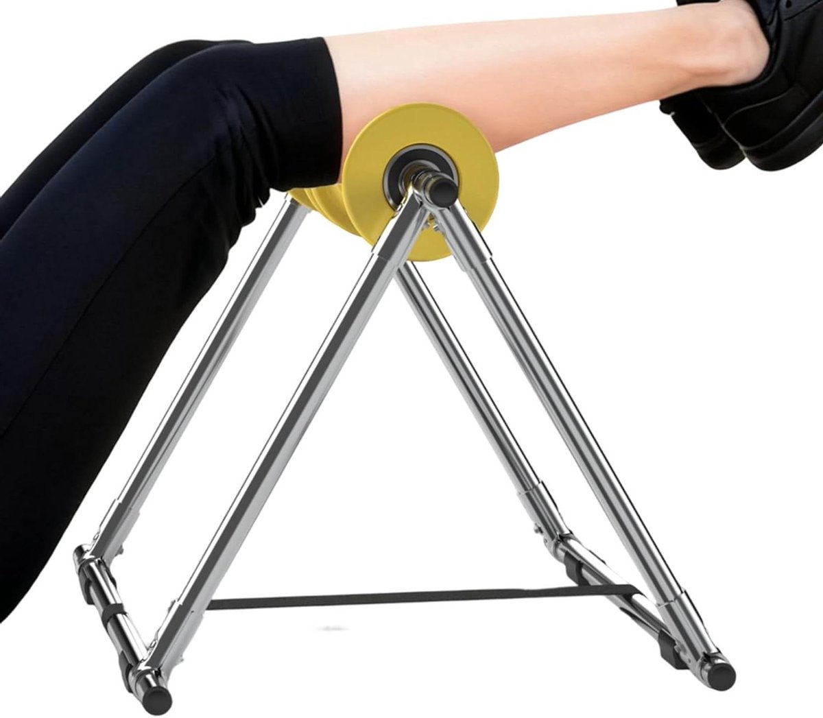 Beenroller massageapparaat - Spierroller been - Spierontspanning na training - Antislip steunfunctie - 50 x 38 x 33 cm - Zwart