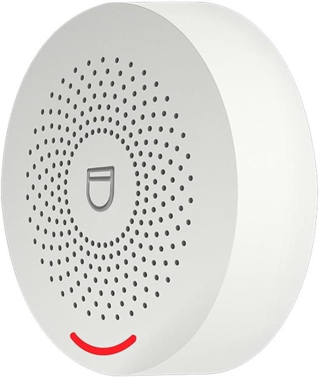 Smart Home Alarmsysteem - Draadloos Huisalarm - Veiligheid Thuis - App Controle - 10x10x10 mm - Wit