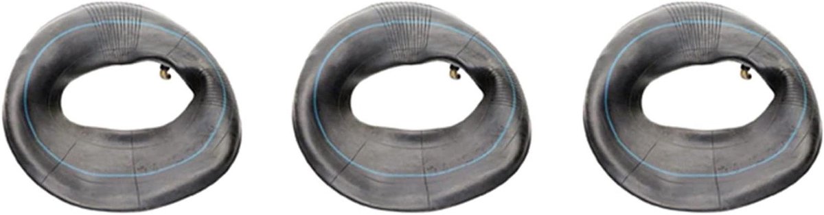 Binnenband Set - Reserve Buis - Voertuigen Repareren - Gebogen Ventiel - 3x 4.10/3.50-4 - Zwart