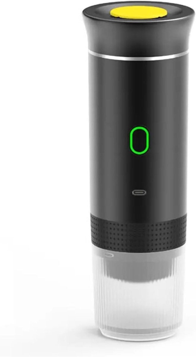 Draagbaar Koffiezetapparaat - Koffiemachine Espresso - Koffie Zetten Onderweg - 3-in-1 Functionaliteit - 100 ml Capaciteit - Wit