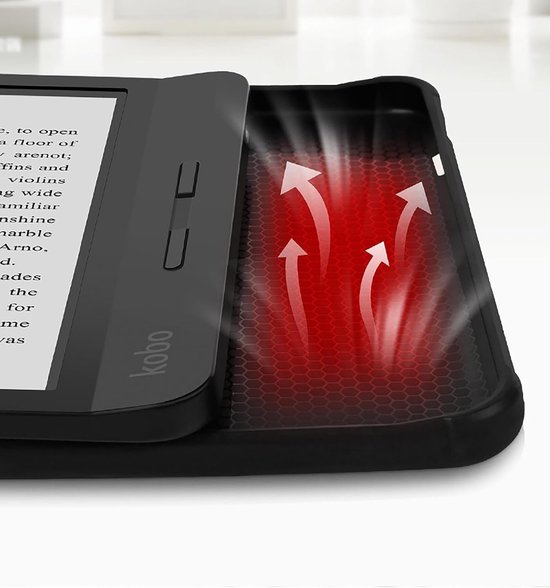 Beschermhoes E-reader - Hoes Bescherming - Apparaat Beschermen - Zijdezacht Materiaal - Compact Ontwerp - Hemelsblauw — afbeelding 3