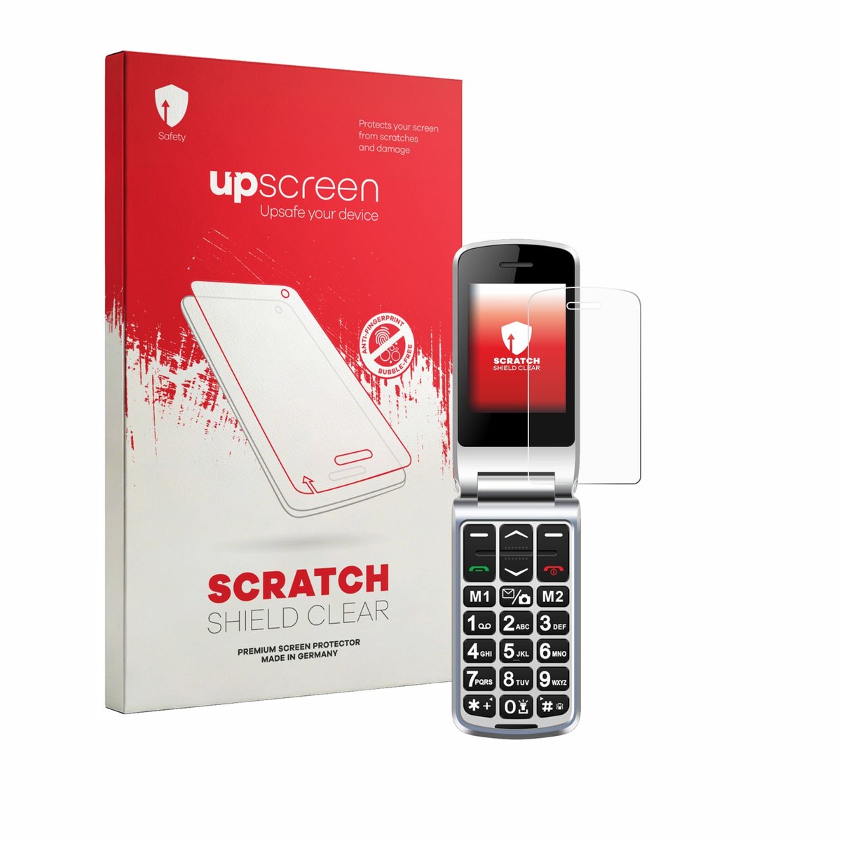upscreen - Screenprotector voor Sweetlink F1PLUS - Folie Beschermfolie transparant