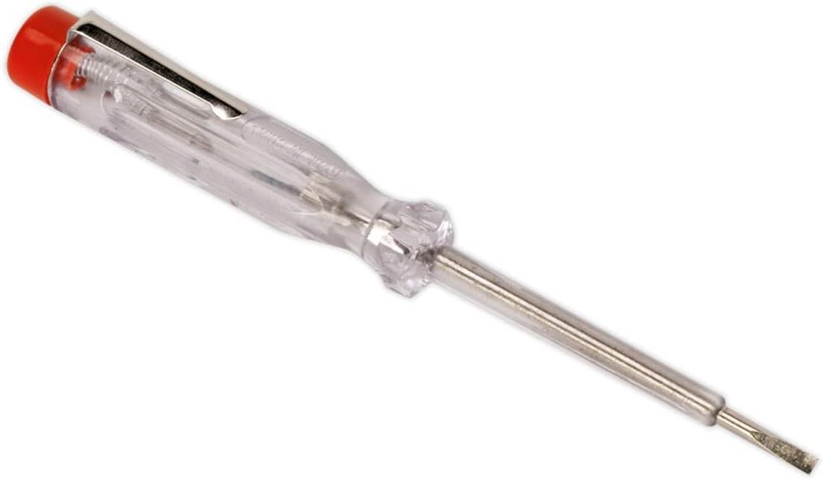 Spanningstester - Nettester VDE - Elektra Controleren - Volledig Geïsoleerd - 140mm - Rood