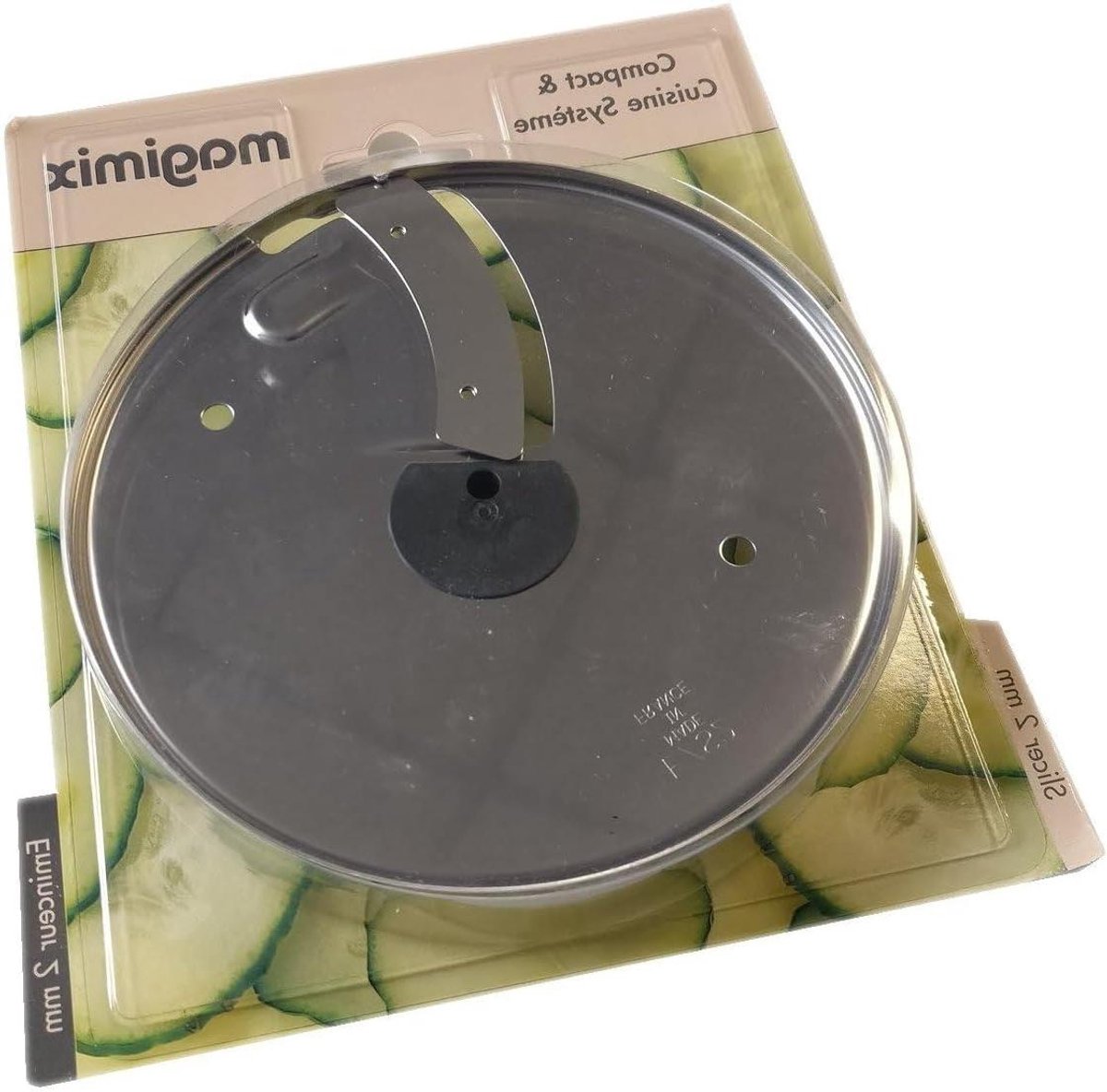 Snijschijf Keukenmachine - Reserveonderdeel Slijpen - Fijn Snijden - 2mm Dikte - XL Model - Metaal