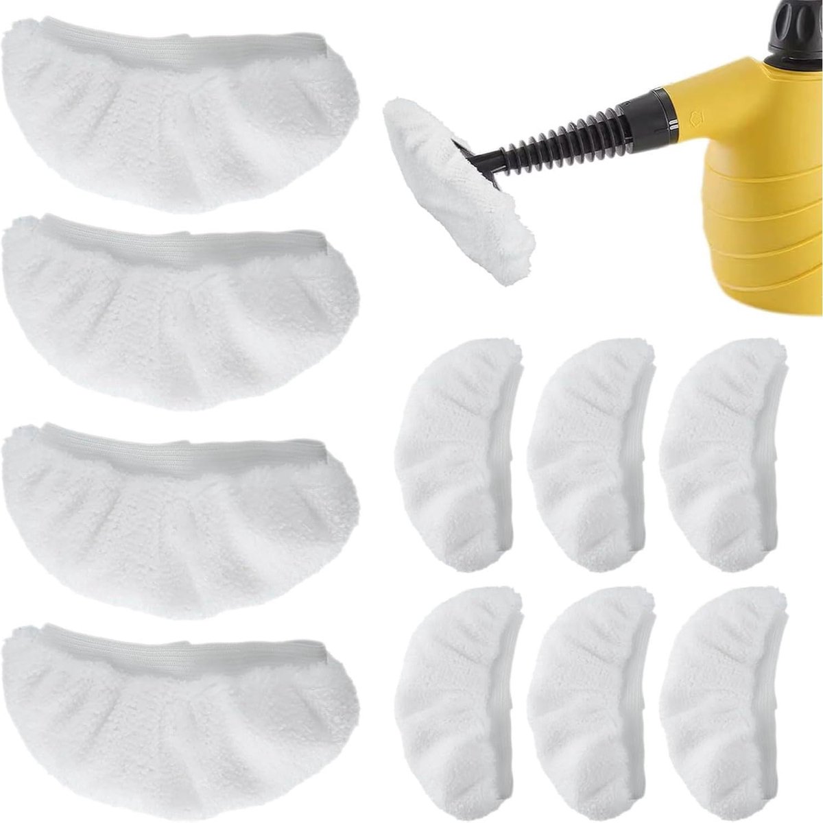 10 pack vervangende dweilpads geschikt voor Karcher SV7 SC1 SC2 SC3 SC4 SC5 handstoomreinigers - wasbaar en herbruikbaar