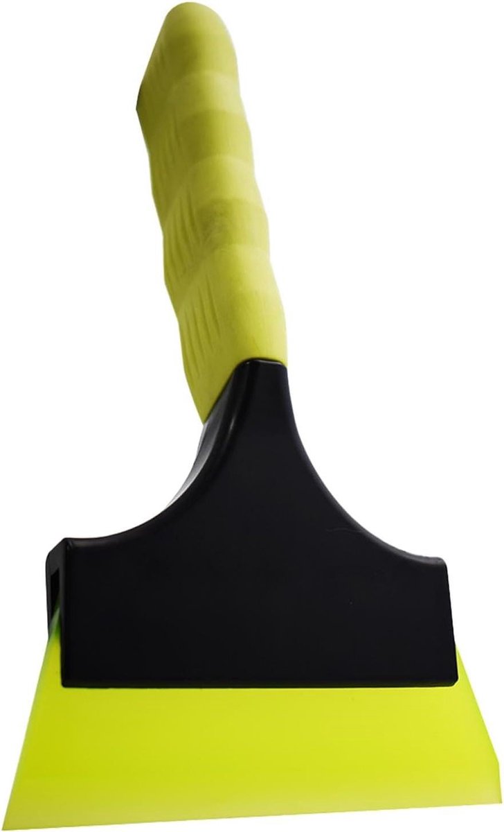 Rubberen raamborstel - Kleine trekker - Ramen reinigen - Antislip handgreep - 22 cm - Meerkleurig