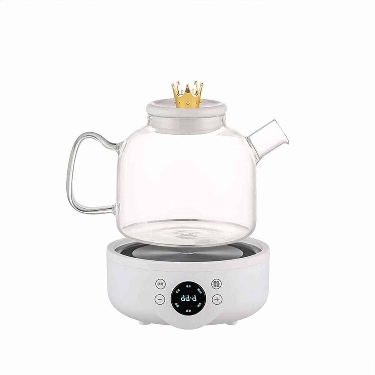 Slimme Waterkoker - Theeapparaat Glas - Thee Zetten - Temperatuurregeling - 1.5 Liter - Transparant