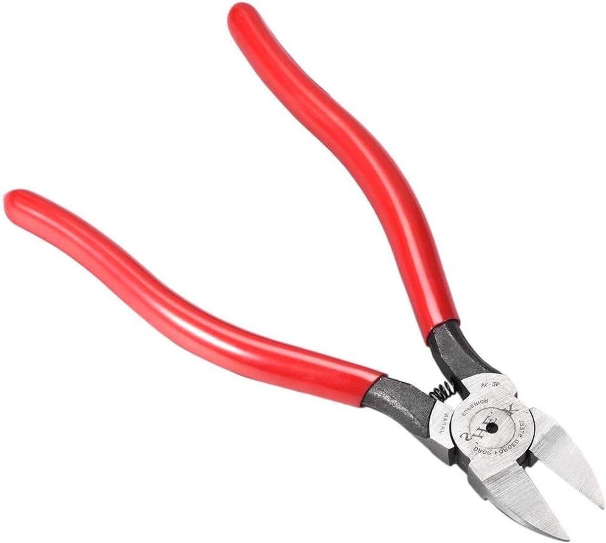 Draadkniptang - Zijkniptang Kniptang - Elektronica Reparatie - Versterkte Bekken - 20 cm - Grijs