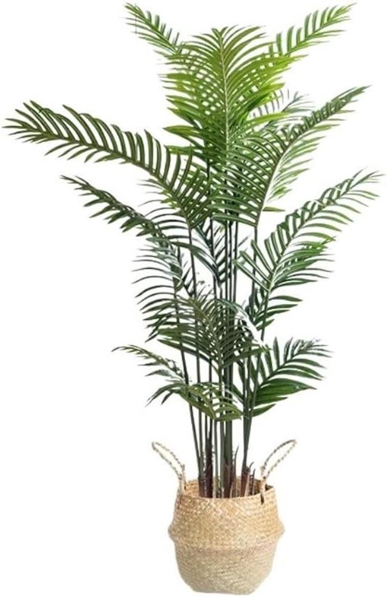 Kunstboom met Pot - Nep Plant - Binnen Decoratie - Realistische Stam - 160cm Hoog - Groen