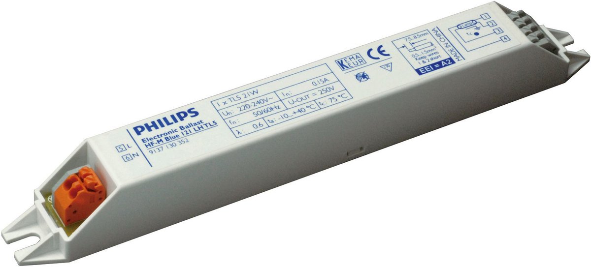 Philips HF-Matchbox Blue 121 LH TL5 | Voorschakelapparaat