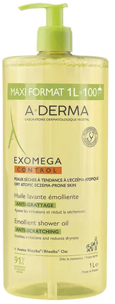A-Derma EXOMEGA Verzachtende reinigingsolie tegen jeuk