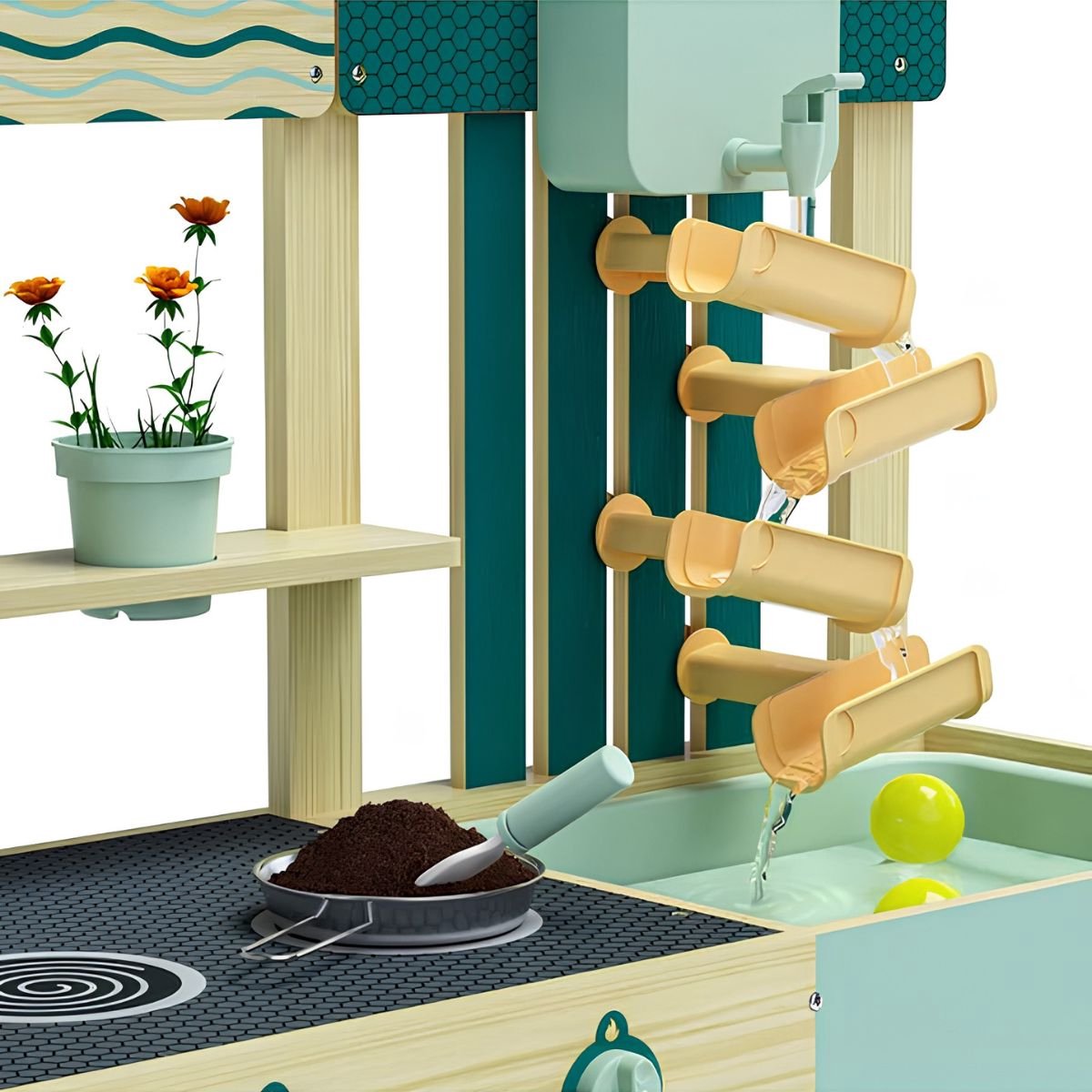 Topbright Houten Modderkeuken — afbeelding 3