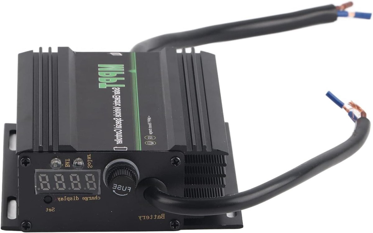Zonnepaneel Controller - Batterijregelaar MPPT - Energie Oogsten - Geavanceerde MPPT Technologie - 48V 60V 72V - Zwart