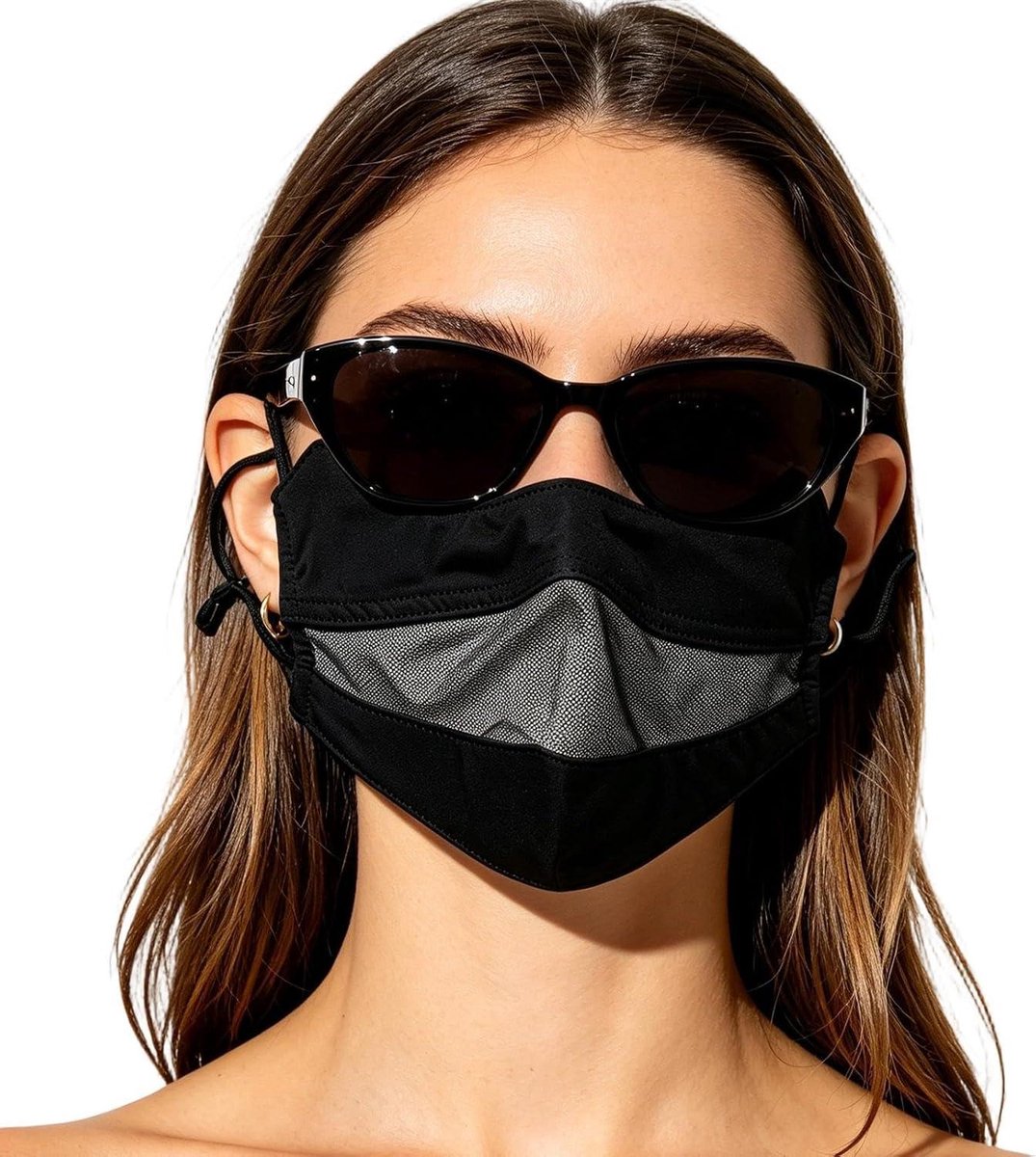 Verkoelende Gezichtsbedekking - Zomer Mondkapje - Outdoor Activiteiten - UPF 50 Zonbescherming - 18 gram - Wit