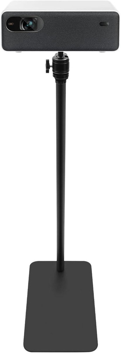 Projectorstandaard - Beamerhouder vloer - Thuisbioscoop creëren - 360 graden draaibaar - 60-120 cm verstelbaar - Zwart