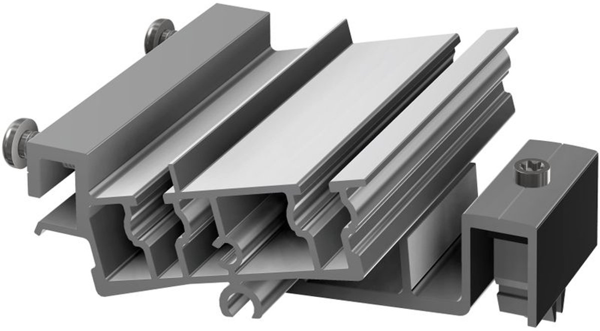 SL Rack FLA houder onder Gen 2 houder plat dak voor Zuid- en Oost-West-systeem, 2111000